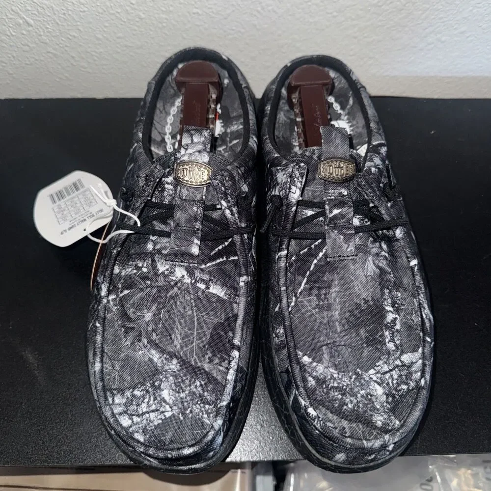 Hey Dude Jelly Roll Realtree Edge Wally Comf Slip Men 9 Black  Slip On Country